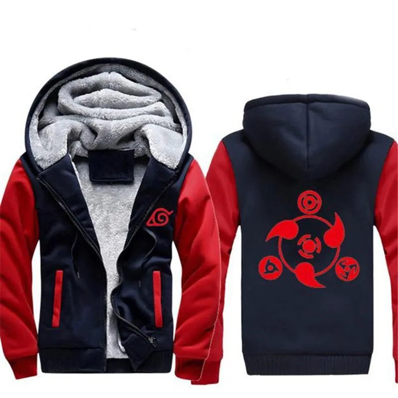2018 Naruto Hoodie New Anime Uchiha Sasuke Cosplay Coat Uzumaki Naruto