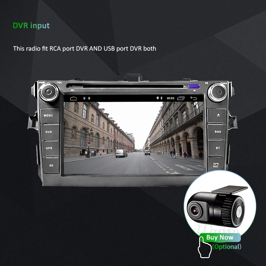 Excellent DSP IPS 4G 64G Android 9.0 AV Output 2 DIN DVD PLAYER For Toyota Corolla 2007 2008 2009 2010 2011 GPS Navigation Stereo Radio 26