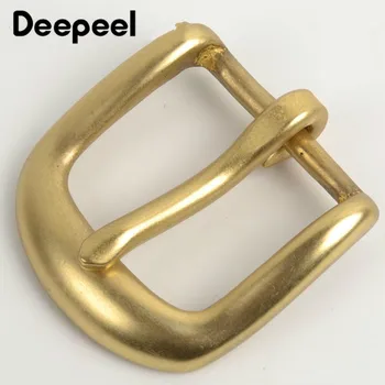 

Deepeel Fashion Solid Brass Belt Buckle for Women Men Metal Pin Buckles for Belt 23-24mm DIY Leather Craft Jeans Accessories