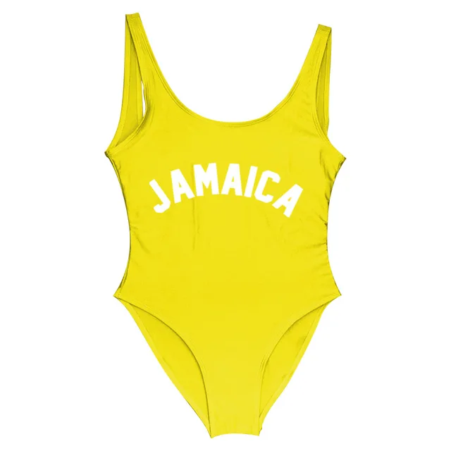 JAMAICA 2018 bathing suit women Swimming Suit Girl One Piece Swimsuit