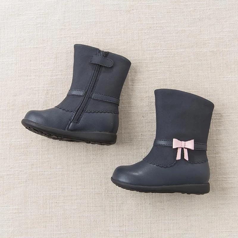Dave Bella/осенне-зимние ботинки для маленьких мальчиков и девочек; модная обувь; Брендовая обувь; DB6009