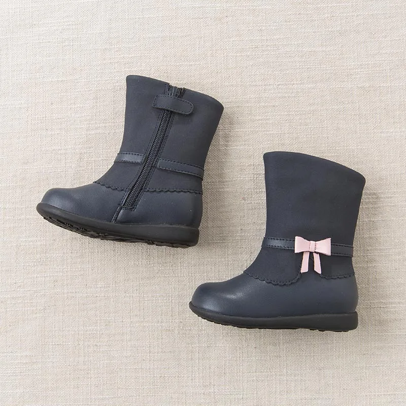 Bebê da Menina do Menino Botas de Inverno Sapatos da Moda Sapatos de Marca Dave Bella Outono Db6009 4 Dave Bella outono bebê da menina do