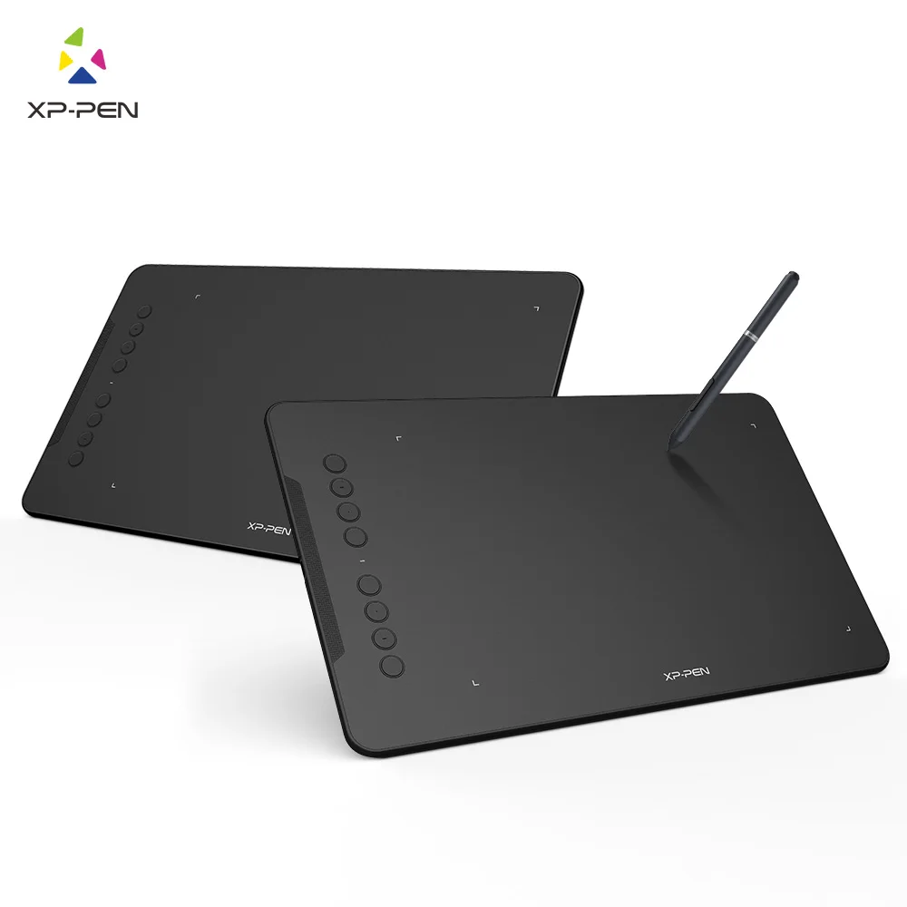 XP Pen Deco 01 графический планшет цифровой с без батареи стилус и 8 клавиш быстрого