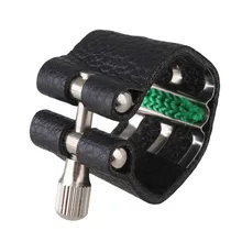 Yibuy ПУ кожа с тростниковой лигатурой для Eb саксофона мундштук