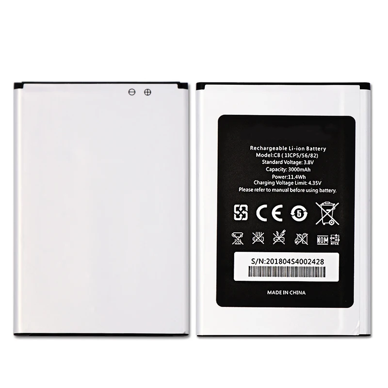 Запасной аккумулятор для Oukitel C8 Bateria Batterij Аккумулятор мобильный телефон 3000