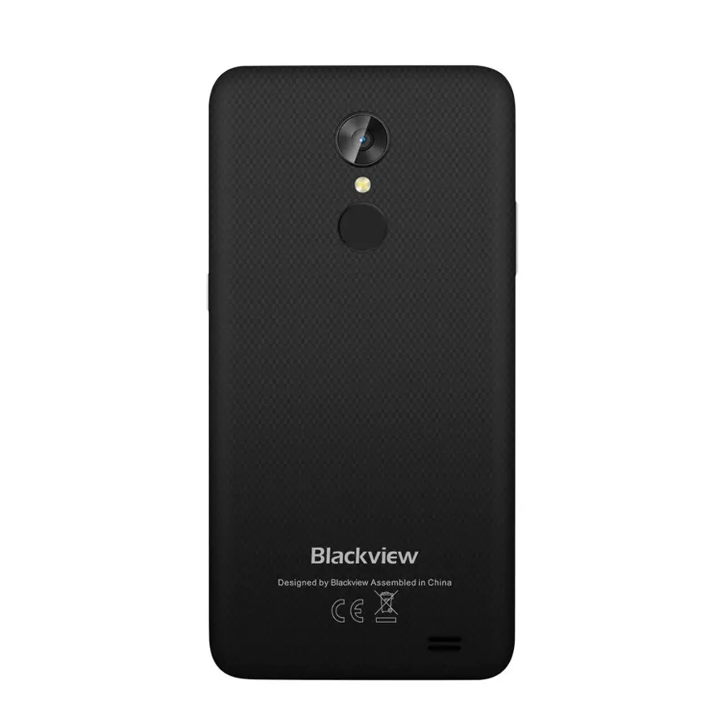  Blackview A10 Android 7.0 3G Smartphone MT6580A Quad Core 2GB RAM 16GB ROM 5inch HD Fingerprint 8.0