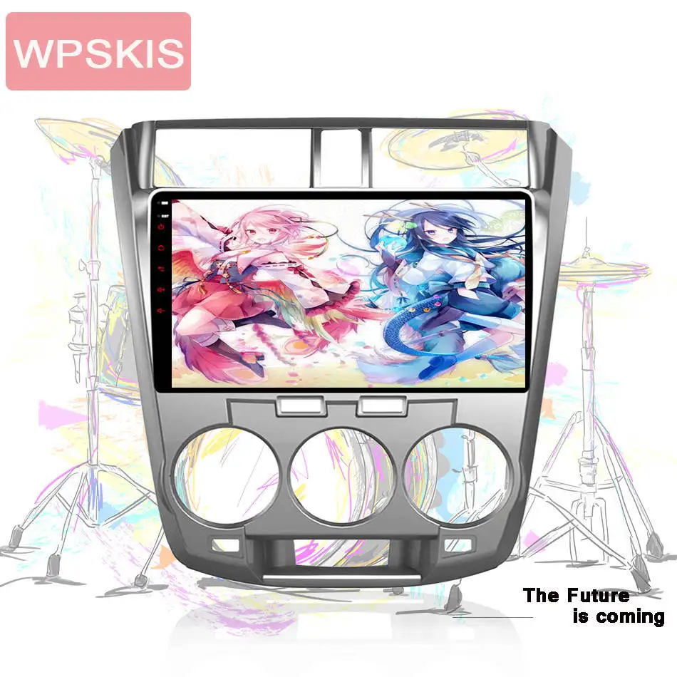 Flash Deal 10.1" Android 9.0 Car GPS Player for Honda City with 2009 2010 2011 2012 4G+64G Octa Core Stereo Auto Multimedia Tape Recorder 1