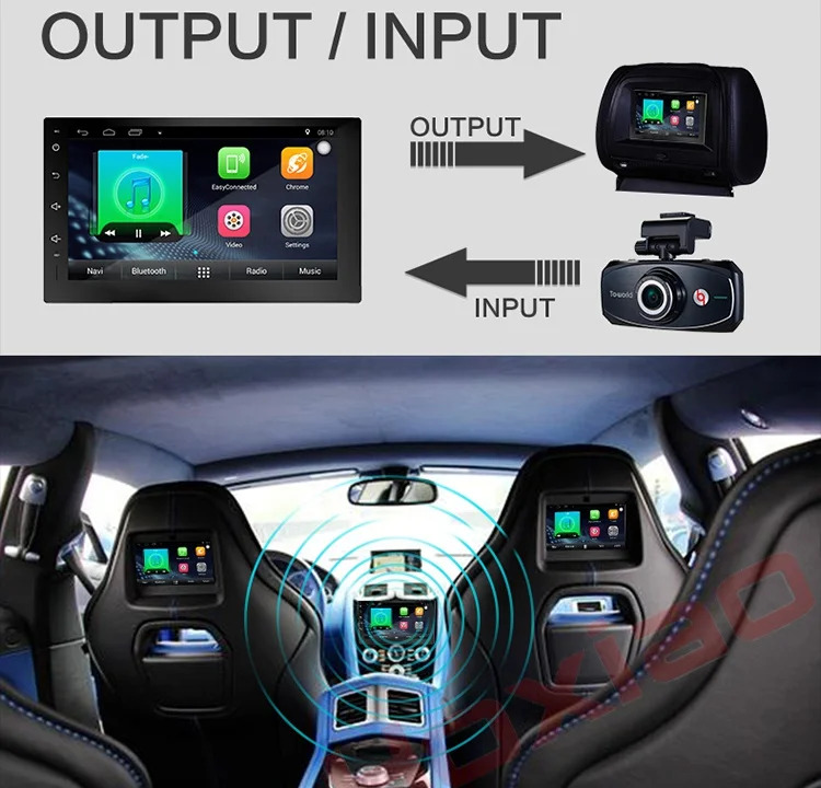 Best 2 Din Android Universal Car DVD Player GPS Navigation Map WIFI BT Radio Player Multimedia For Honda Nissan BYD TOYOTA KIA 29