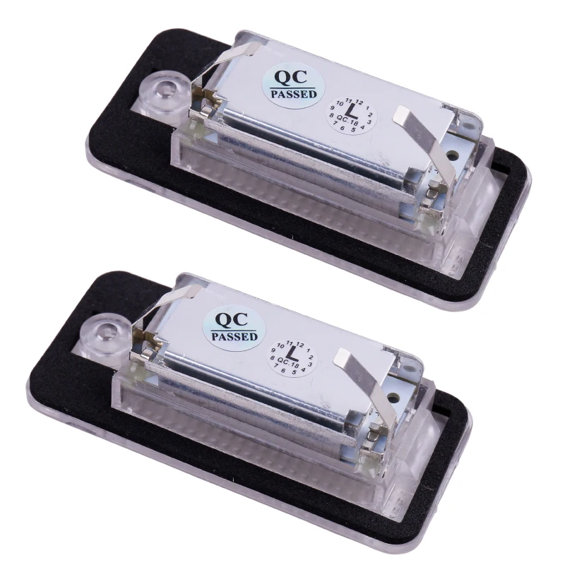 2 шт. 12 В подсветка номерного знака для Audi A3 S3 A4 S4 B6 B7 A6 C6 S6 A8 S8 RS4 RS6 Q7 CANBUS Beetle