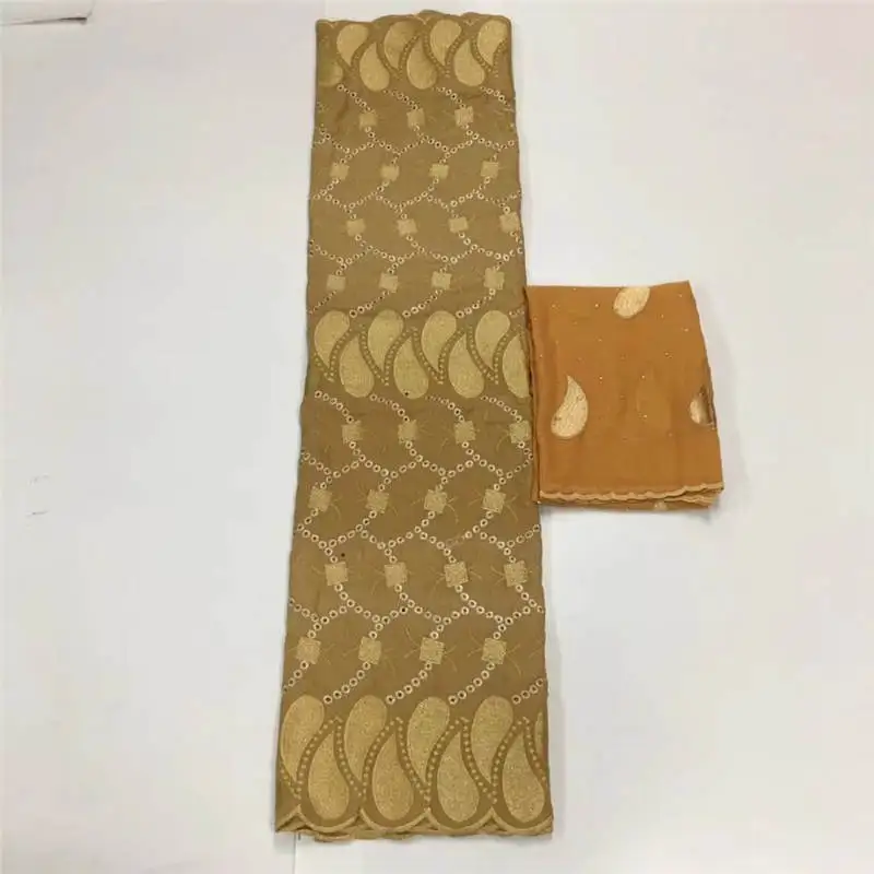 

LC!Swiss voile lace in Switzerland high quality 5+2 Swiss lace fabric newest Dubai beads lace African French fabric 2019! J41951