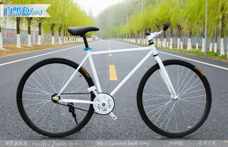Top New X-front brand colorful carbon steel 26 inch fixed gear rear pedal brake bicicleta student bike road bicycle 18 Top New X-front brand colorful carbon steel 26 inch fixed gear rear pedal brake bicicleta student bike road bicycle 18