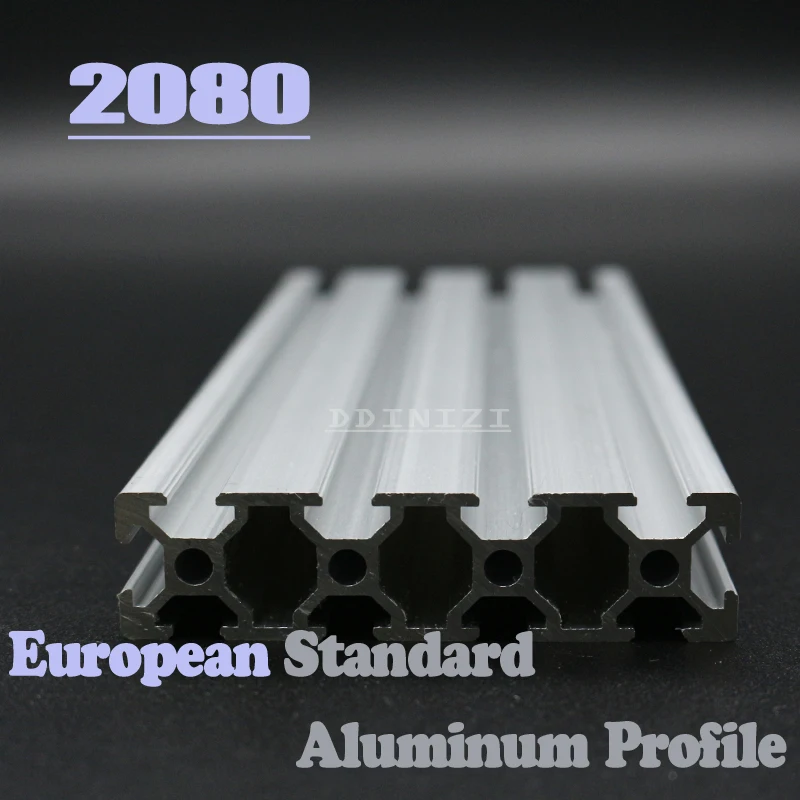 

2080 CNC Corner Brackets European Standard Anodized Linear Rail Aluminum Profile Extrusion 2080 for DIY 3D printer