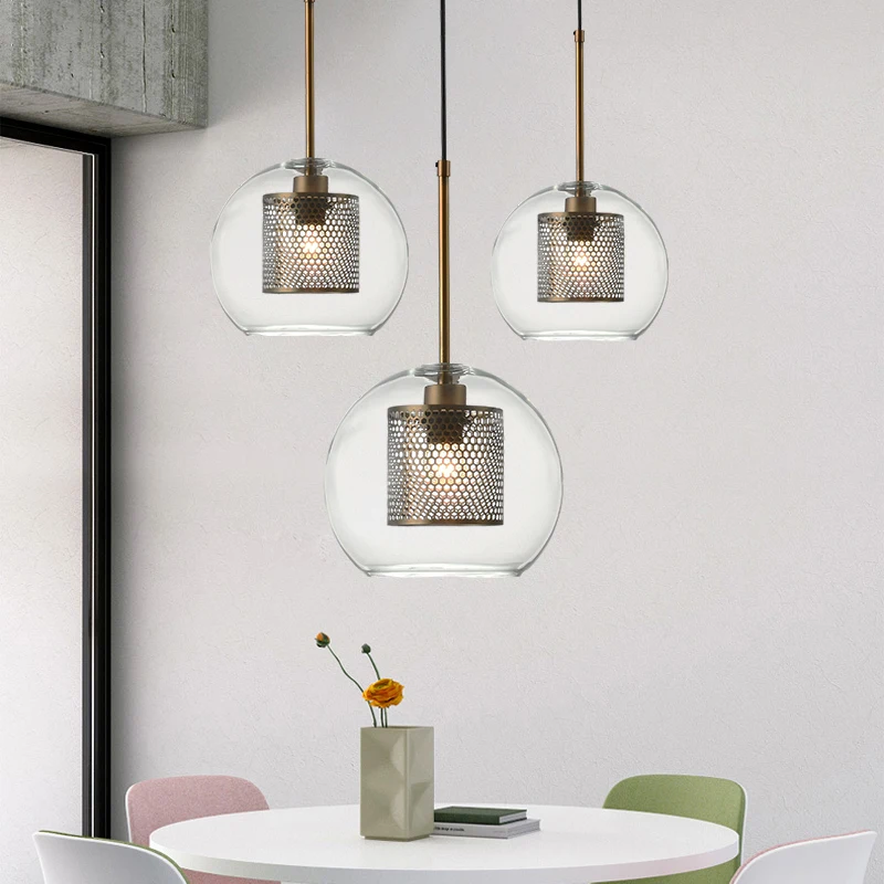 LukLoy светодиодный Современный скандинавские подвесные светильники стеклянный подвесной светильник для столовой кухни гостиной Лофт INS подвесной светильник роскошный