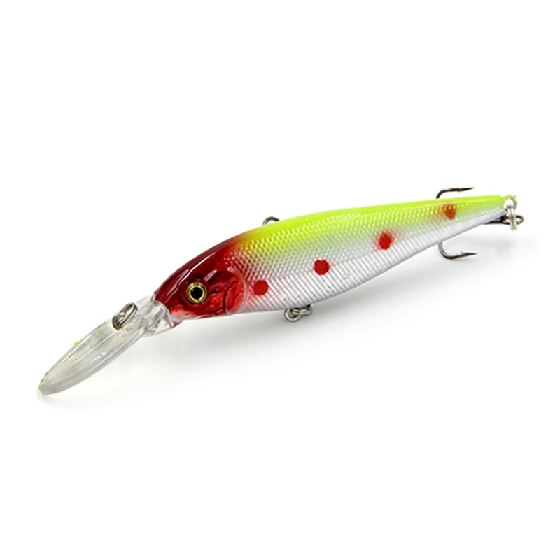 TUYA Crankbait гольян воблеры жесткая приманка для рыбалки искусственный Троллинг воблер чудаки подергивание приманка Щука бас 11 см 10,5 г - Цвет: color8