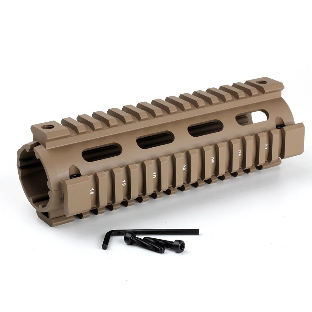 AR-15 M4 Handguard كاربين 6.7 بوصة شحن تعويم Handguards 2 قطرة في رباعية السكك الحديدية أيرغون الهواء بندقية Handguard نطاق جبل