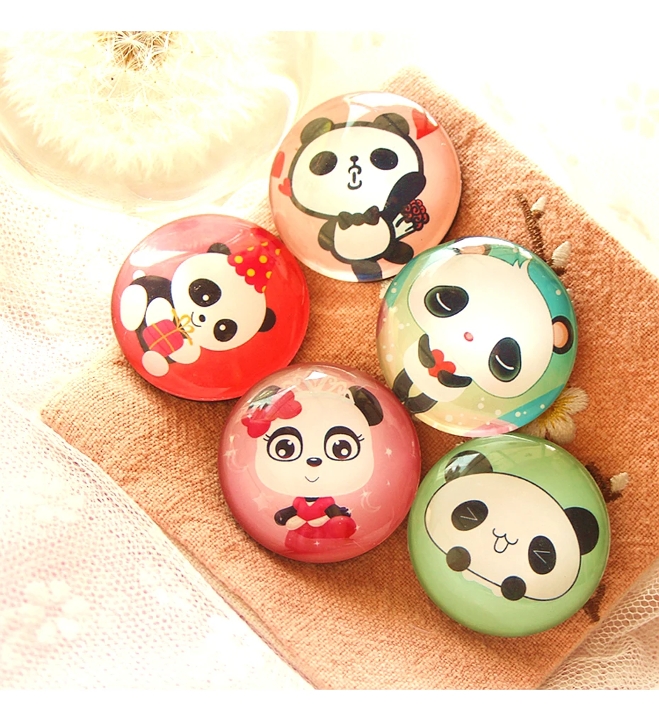 panda cartoon Fridge Magnets 03