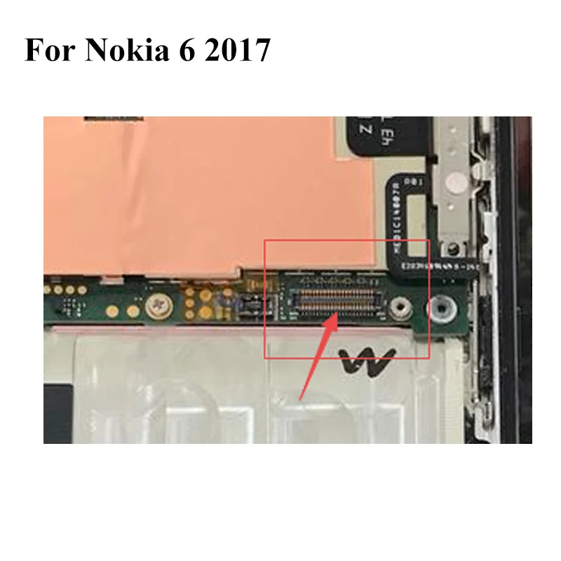 

5pcs FPC connector For Nokia 6 2017 LCD display screen on motherboard mainboard For Nokia 6 Nokia6 2017