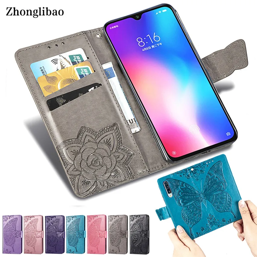 

3D Luxury Leather Flip Case for Xiaomi Mi 9 Se 8 Lite Max 3 Pocophone F1 Play Magnetic Buckle Card Holder Wallet Stand Cover