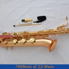 Профессиональная Роза латунь Eb баритон-саксофон Низкий A Sax High F чехол