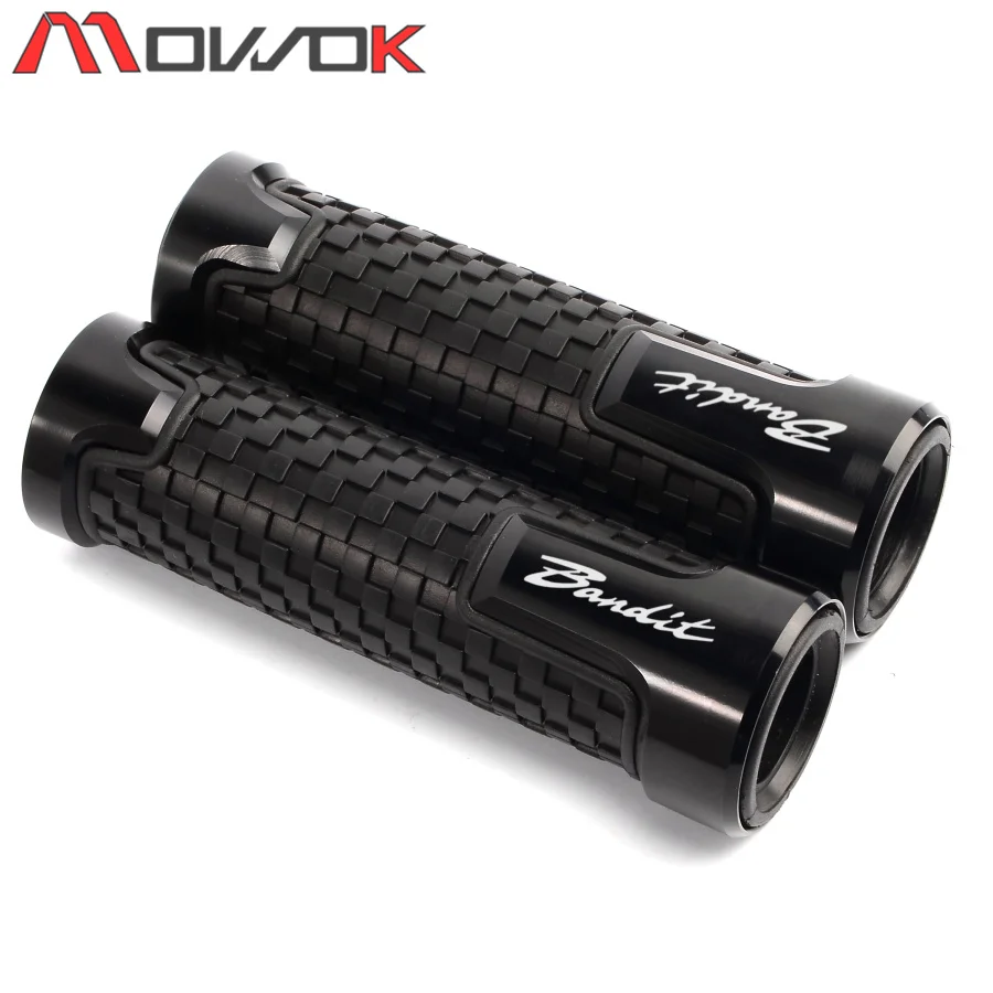 Вспышки руль мотоцикла ручки 7/8 &quot22 мм для SUZUKI Bandit 1250 250 400 650 GSF650 bandit 1200 BANDIT250|Ручки
