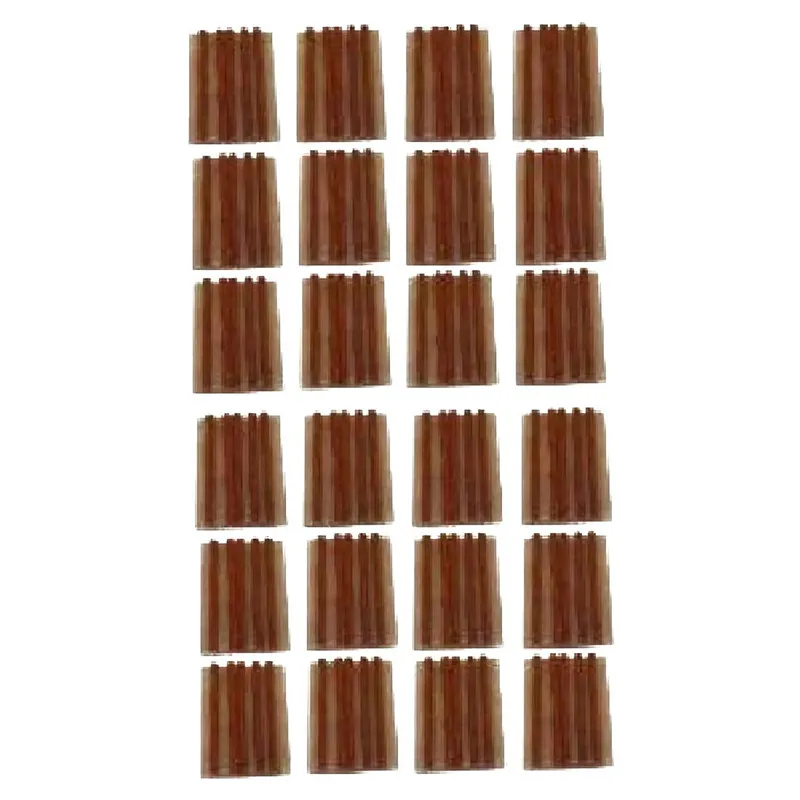 

UpperX 120 meches Bicycle Tire Repair kit Long 10cm for tire repair kit Coffee Color Rubber Motorcycle Cycling Accessories