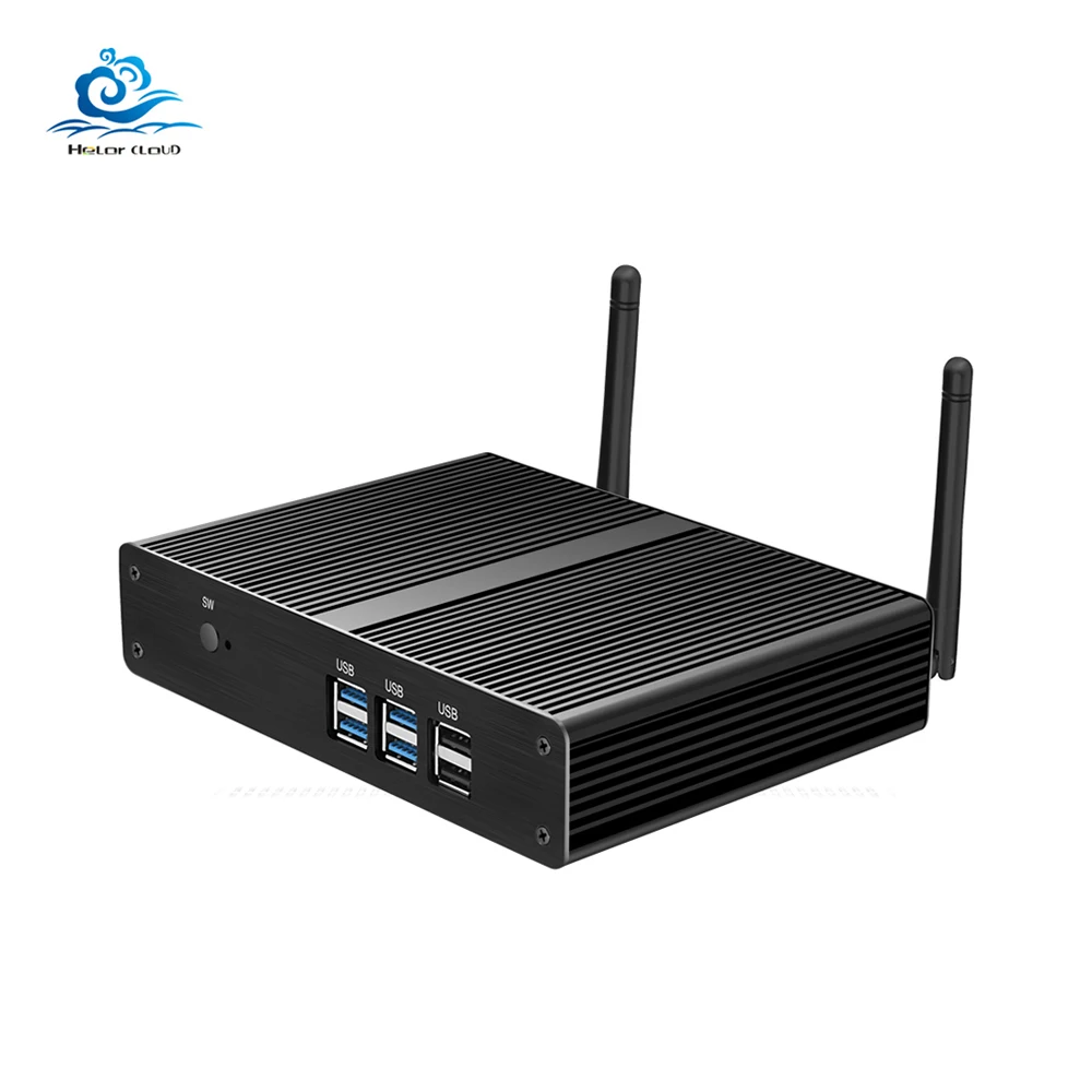 

Fanless Core i5 4210Y Mini PC Celeron 3855U Windows 10 WiFi Hdmi USB3.0 Office Household Mini Computer Micro Computador