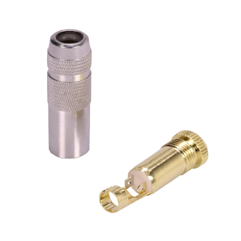 8pcs 3 5mm Jack Connector 1 4 Female Socket Audio Jack 3 5mm Stereo Headset Dual Track Headphone