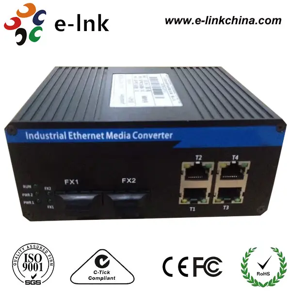 10/100/1000 м 2 SC + 4 RJ4 одиночный режим 20 км промышленный Ethernet переключатель|sc sc|sc 2switch