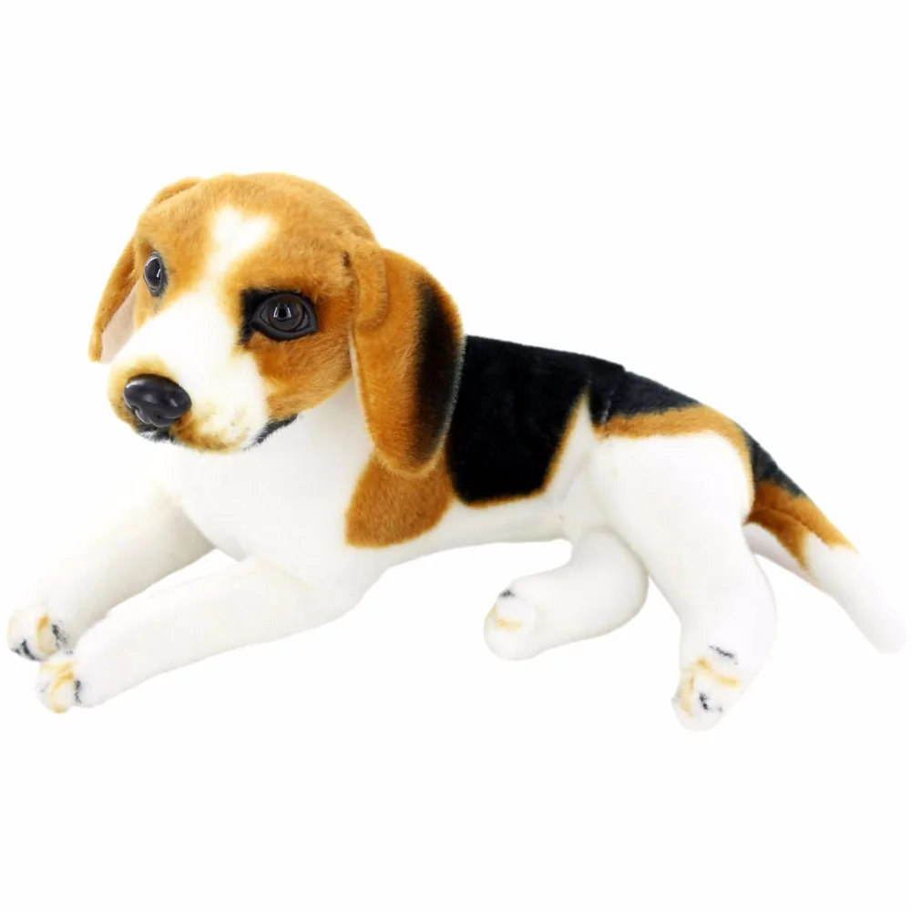 JESONN реалистичные мягкие животные собака Бигль плюшевые игрушки Щенок для детей подарки на день рождения
