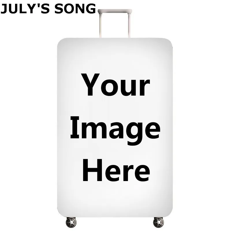 

Customize Your Image / Name / Logo Luggage Cover Suitcase Protective Covers Elastic Anti-dust Case Cover For 18-32Inch Box Case