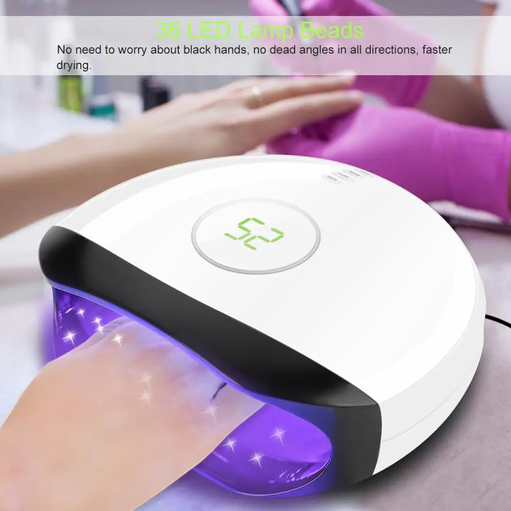 

56W UV LED Lamp Nail Dryer Auto Timer Phototherapy Machine with Projection Display Nail Art Tools uv Nail Lamp