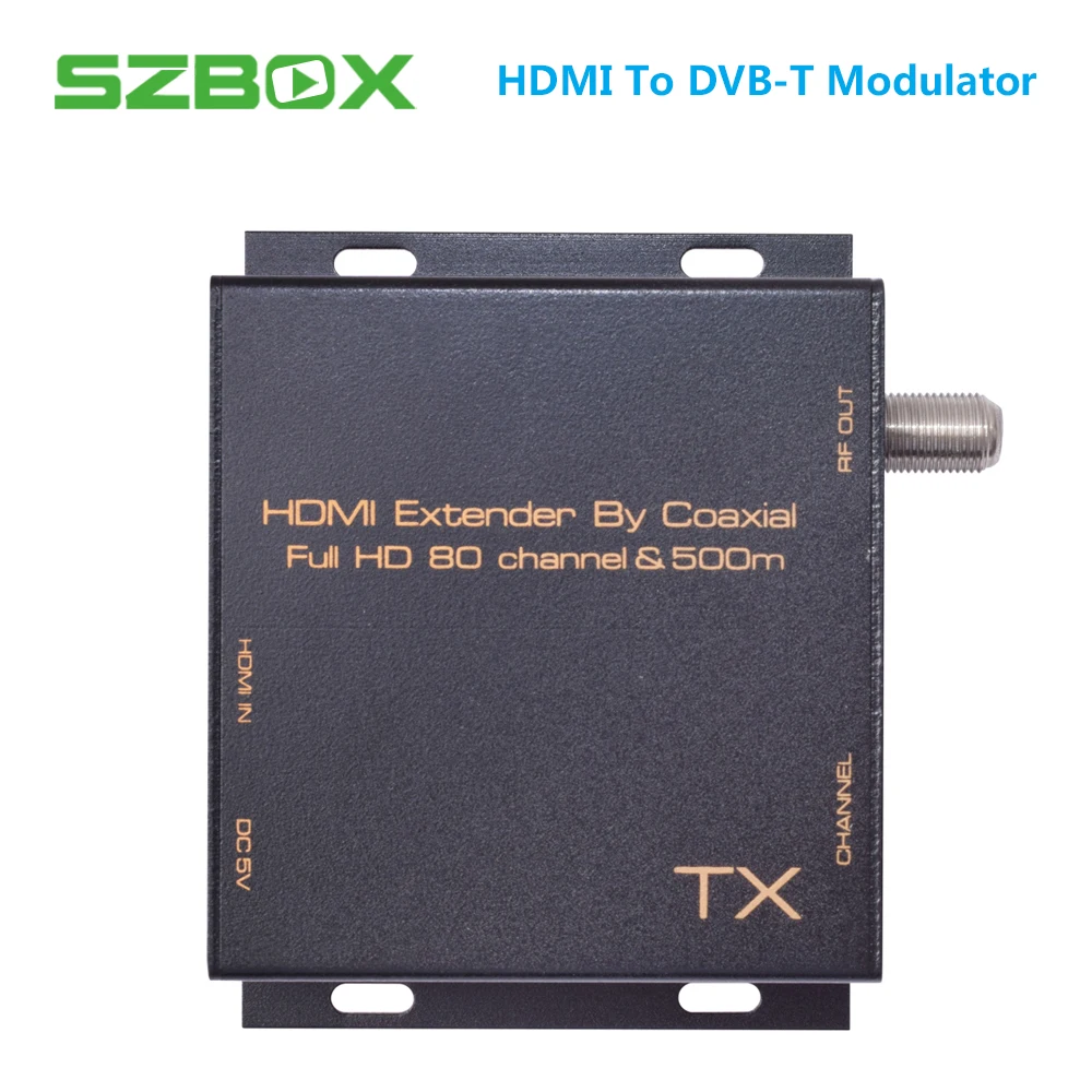 TX HDMI to DVB-T Modulator support 1080P HDMI input F type/BNC RF output HDMI Extender Transmission distance 500m free shipping TX HDMI to DVB-T Modulator support 1080P HDMI input F type/BNC RF output HDMI Extender Transmission distance 500m free shipping