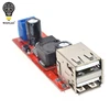 Salida USB Dual DC-DC módulo de alimentación Buck reductor 9 V/12 V/24 V/36 V a 5V USB 3A para cargador de vehículo LM2596 ► Foto 2/6