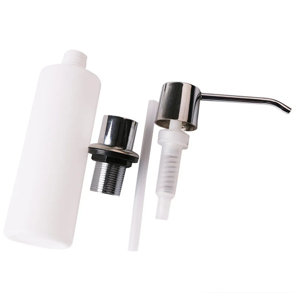 Kitchen Sink Soap Dispenser ABS Plastic Built in Lotion Pump Plastic Bottle for Bathroom and Kitchen Liquid Soap organize@2