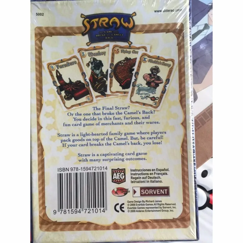 Straw Board Game 2 6 Players English Edition Cards Games Easy To Play Funny Game For Party Family Game Game Scooter Games Roleplayinggame Show Games Aliexpress