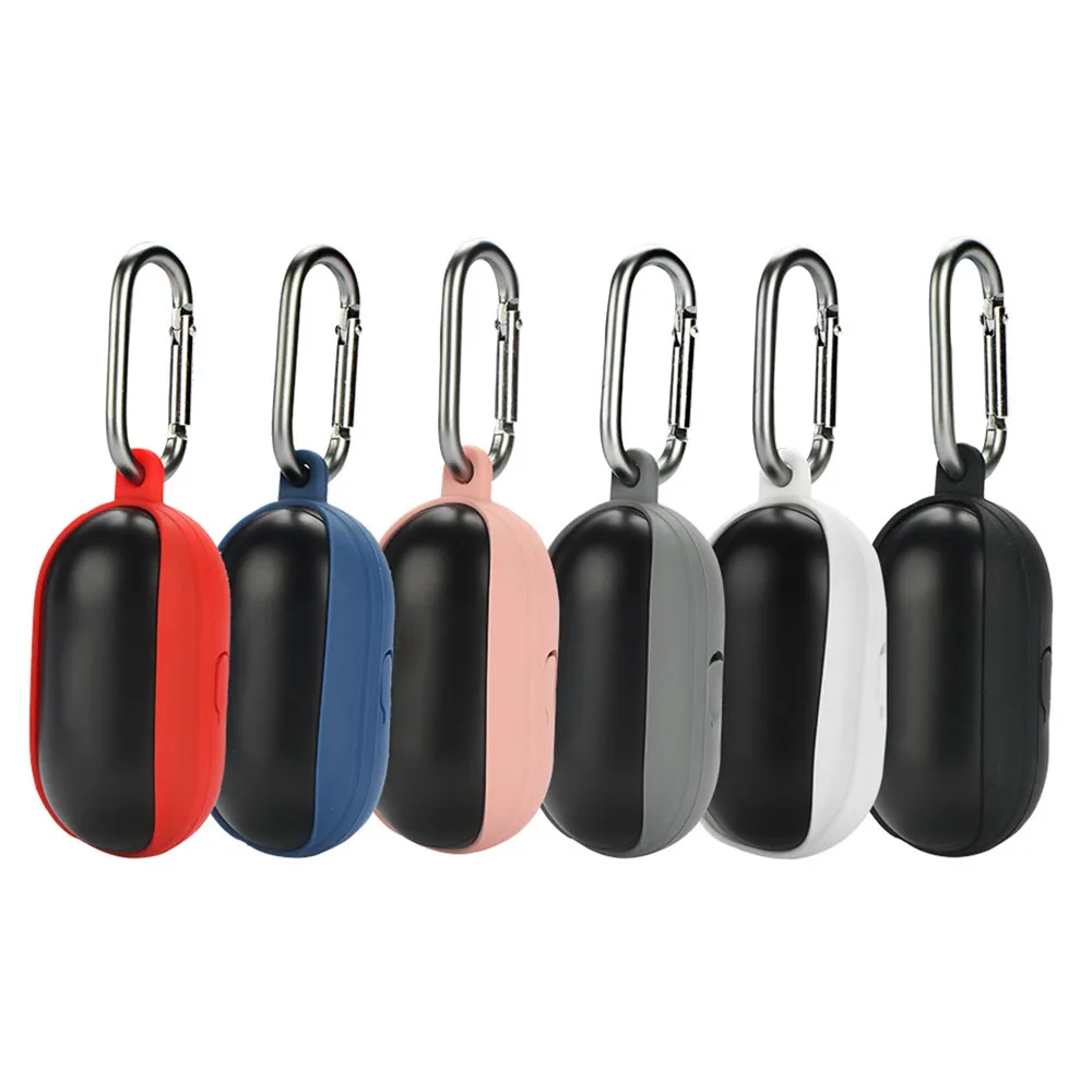 

Silicon Cover Case for Samsung Galaxy Buds Wireless Bluetooth Earphones Earbuds Charging Box Shockproof Protector with Carabiner