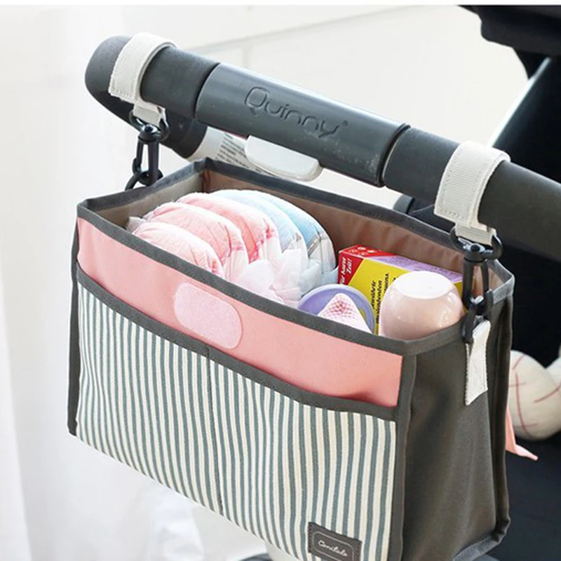 Детская коляска, подвесная сумка для мам, сумка для подгузников, Большая вместительная сумка для хранения, органайзер для медсестры, карманная тележка, аксессуары, держатель для переноски