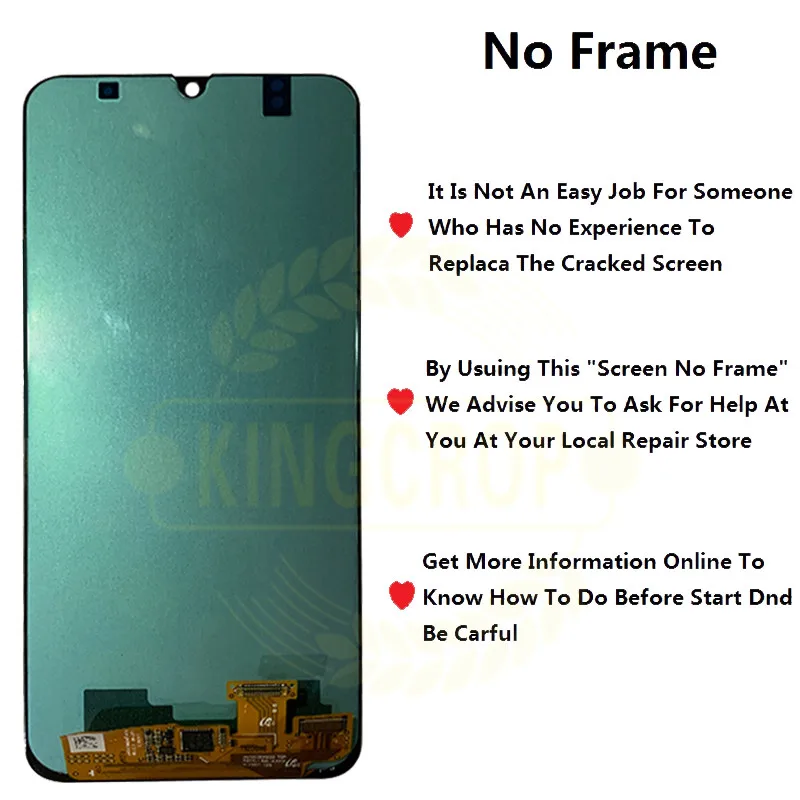 Для Samsung galaxy A30 A305/DS A305F A305FD A305A дисплей с рамкой сенсорный экран дигитайзер в сборе