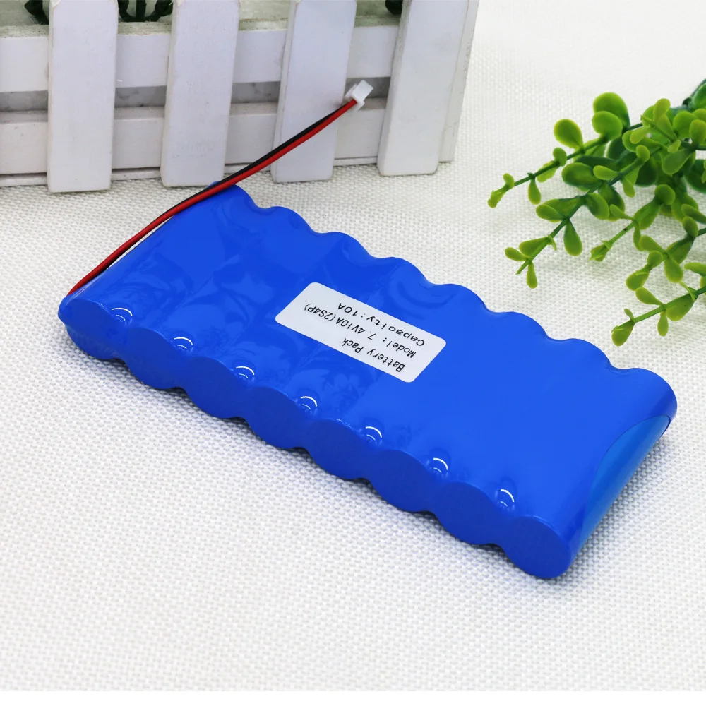 KLUOSI 7,4 V 8,4 V 10000mAh 2S4P аккумулятор 18650 Аккумулятор 10Ah аккумуляторная батарея для велосипедных фар/CCTV/камеры/Электрический