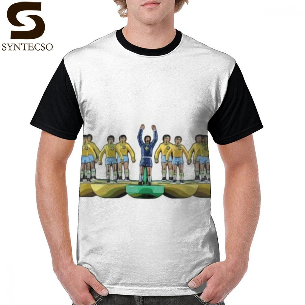 

Subbuteo T Shirt Brazil Football Subbuteo Team T-Shirt Printed Fashion Graphic Tee Shirt Funny 4xl Short Sleeves Tshirt