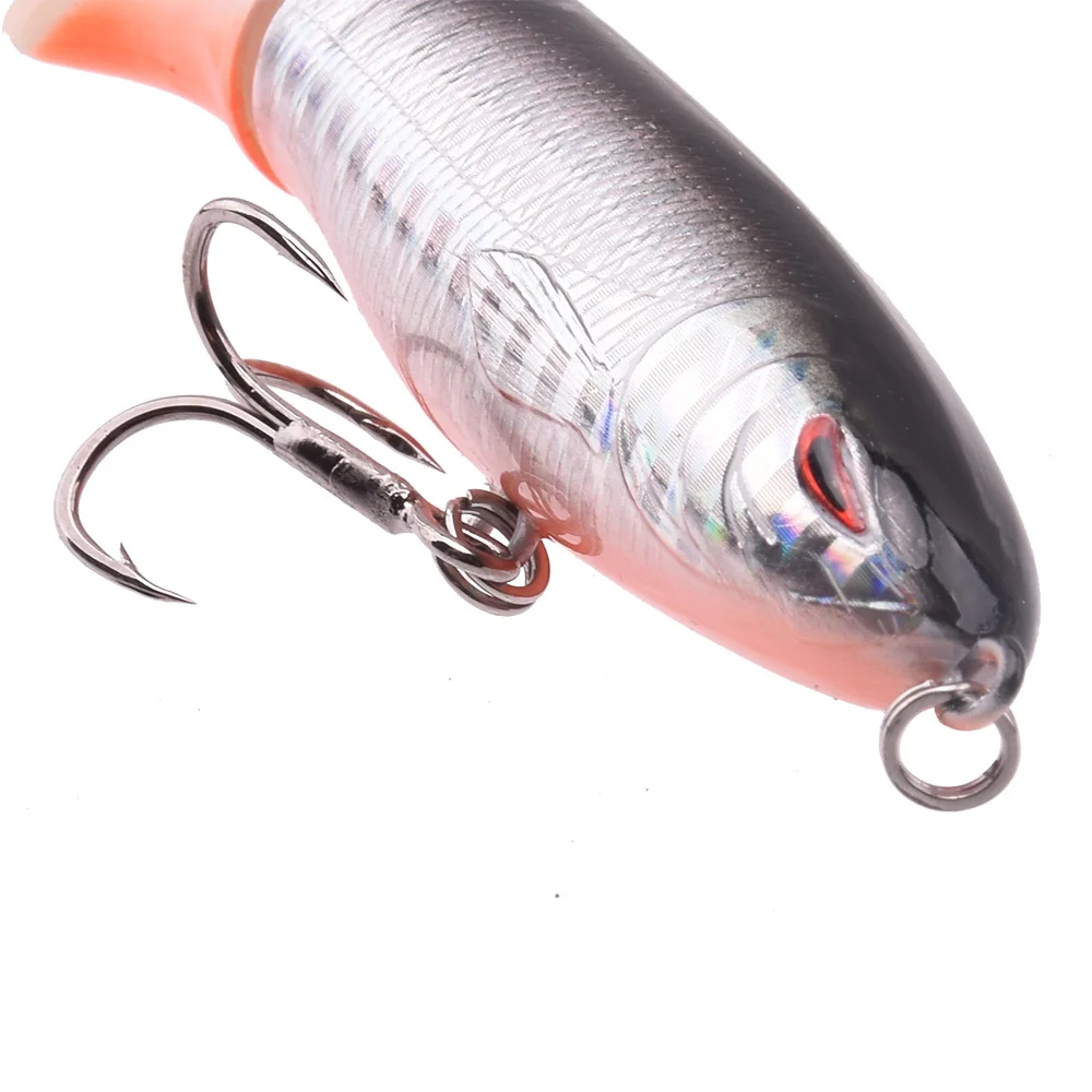 Isca de Pesca Lote Whopper Plopper 100mm 13g Flutuante Popper Lápis Artificial Duro Isca Wobbler Rotação Cauda Pesca Equipamento 3 Pçs - 14 Esporte e Lazer