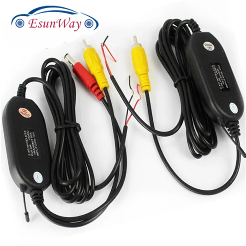 

Free shipping For Backup Camera Wireless Color Transmitter for Backup Rear Camera Car 2.4 Ghz Wireless Color Video Receiver