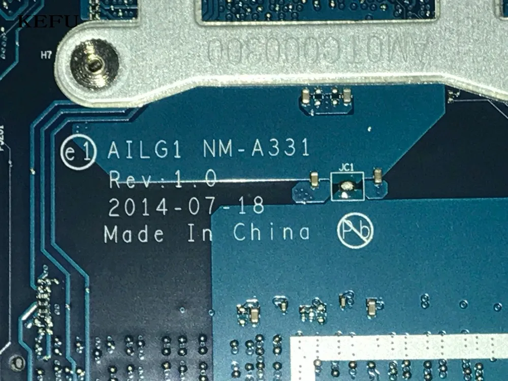 KEFU сток, товар, AILG1 NM-A331 материнская плата для LENOVO G70-80/G70-70 материнская плата для ноутбука, процессор CELERON