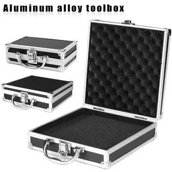 

Portable Aluminium Carry Case Tool Box Storage Organizer Travel Tool Holder YU-Home