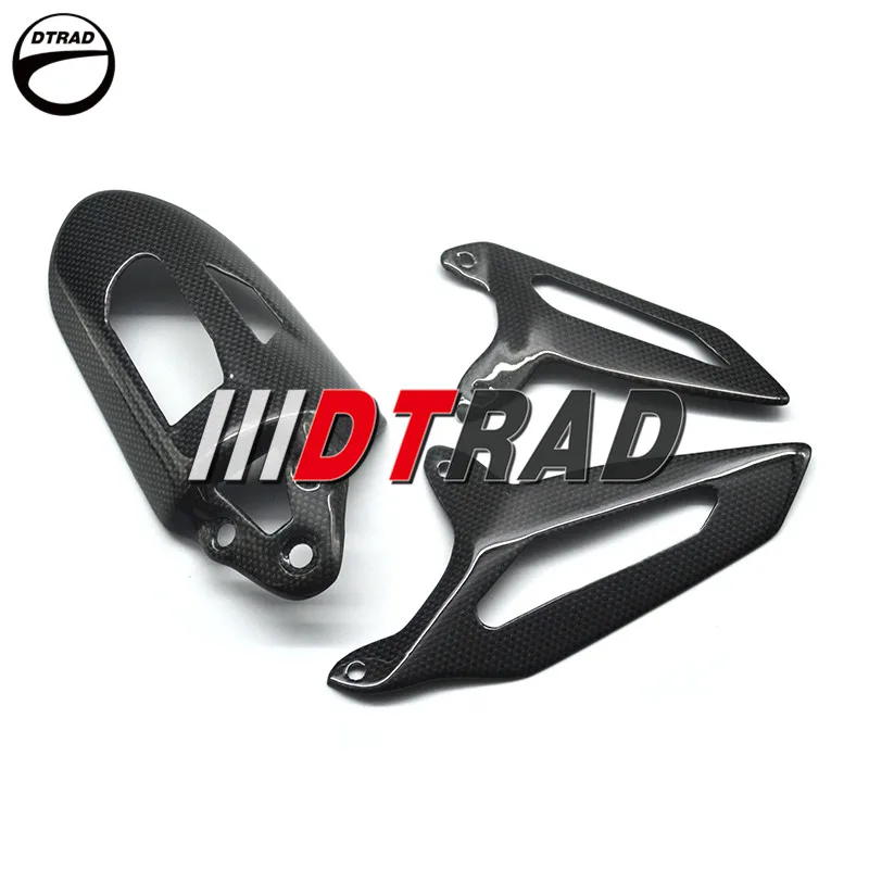 

DTRAD Moto For Ducati Panigale 899 959 1199 1299 Premium Carbon Fibre 100% Shock Spring Cover and Heel Guards