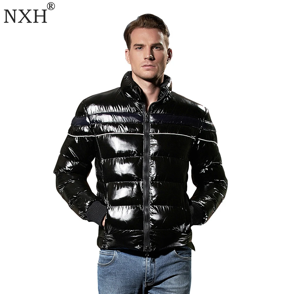 NXH Mens Down Jacket Winter Coat Premium Coldproof Nylon