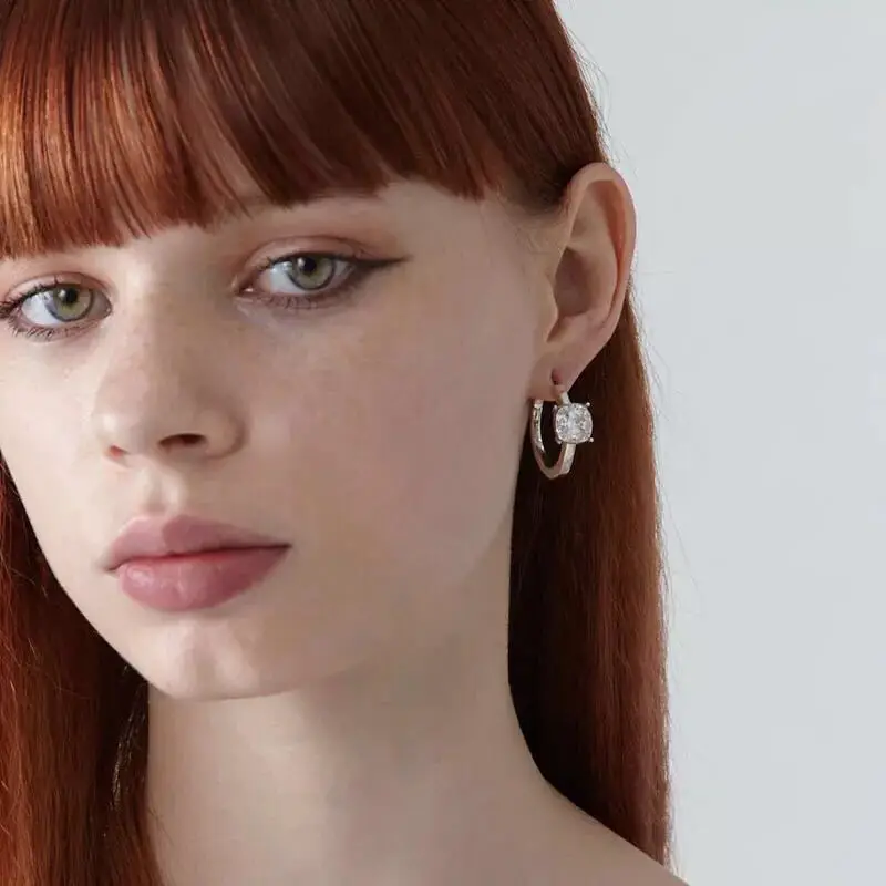 

Rongho new brand Vintage metal circle Hoop earrings for women Punk jewelry Gold earrings Bridal Crystal brincos earring