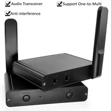 EarRise UHF HiFi беспроводной аудио цифровой передатчик приемник с 3,5 мм RCA аудио кабели для проектора компьютера усилитель мощности