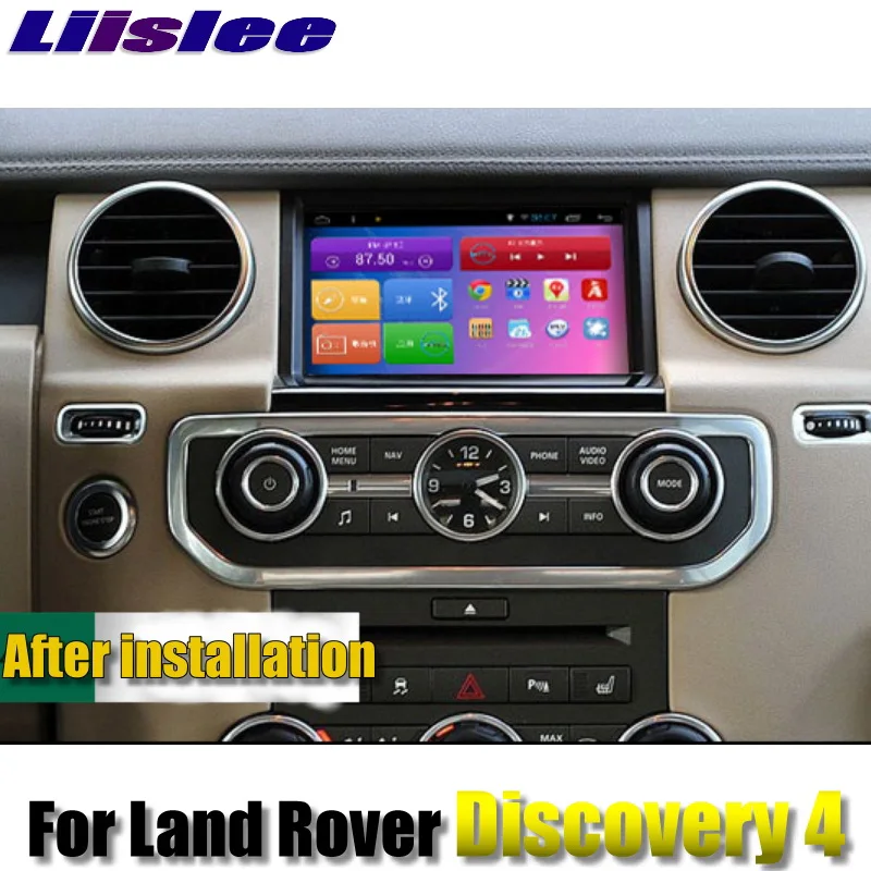Для Land Rover Discovery 4 L319 для Range Rover 2009~ NAVI LiisLee Автомобильный мультимедийный gps wifi Аудио CarPlay Радио Навигация - Цвет: Discovery-4