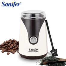 160 Вт Мини электрическая кофемолка, портативная кофеварка, мельница для зерен, трав, орехов, дорожная кофемашина, 220 В, Sonifer